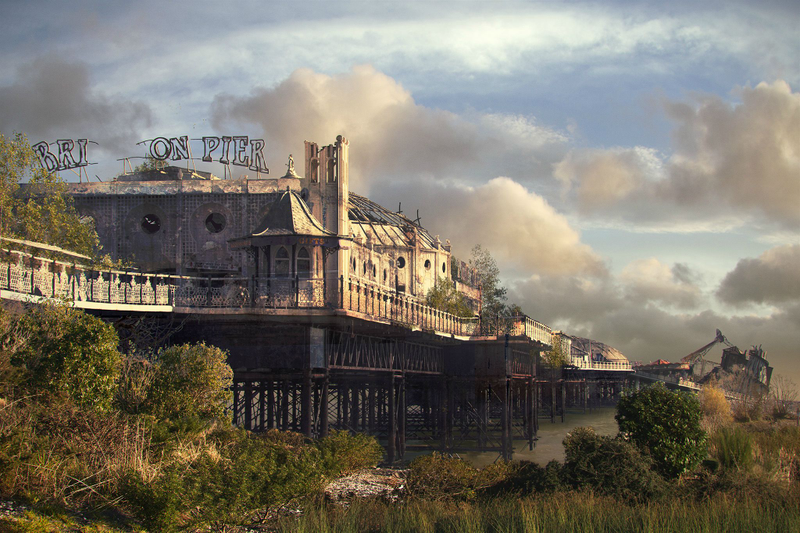Illustration for article titled This Is What Famous Landmarks Would Look Like After A Global Disaster